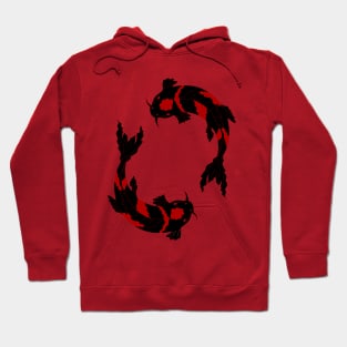 Koi fishes Ying-Yang Hoodie